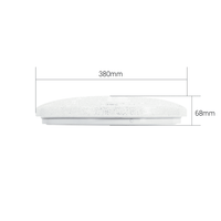 Lámpara de Techo LED / 40W / 3000 Lúmenes / 3 Temperaturas de Color (2700K-6500K) / IP20 Interior / Vida Útil 50,000 Horas / Material Aluminio y PC / Base Sobreponer