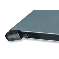 Tarjetero / Almacenamiento Seguro 4-6 Tarjetas / Aluminio Duradero / Protección RFID / Sistema Deslizamiento Patentado / Color Gris.