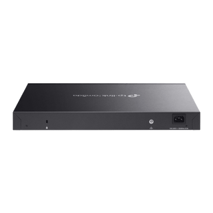 Switch Omada L3 SDN Administrable / 24 puertos PoE af/at Gigabit y 4 puertos SFP+ / Presupuesto PoE 720W / Funciones RIP, VRRP, Servidor DHCP / Administración centralizada OMADA / Fuente Redundante