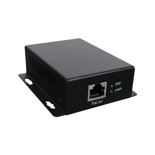 Inyector PoE Industrial / Ideal para Aplicaciones Solares / Entrada 9-32 Vcc / Salida PoE pasivo 24V / Conexión plug and play / Ideales para Enlaces Inalámbricos (Ubiquiti, Cambium, Mimosa, MikroTik)