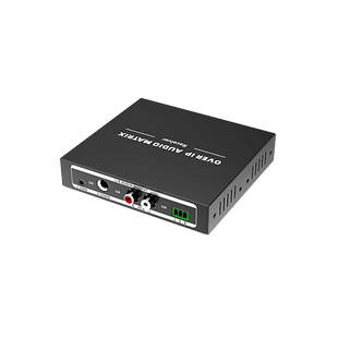 Extensor de Audio sobre IP | PCM 2.0 | 120 m | Matriz Flexible 1 a 1 / 1 a N / N a N | Interfaces Profesionales | Protección ESD | Solo Receptor