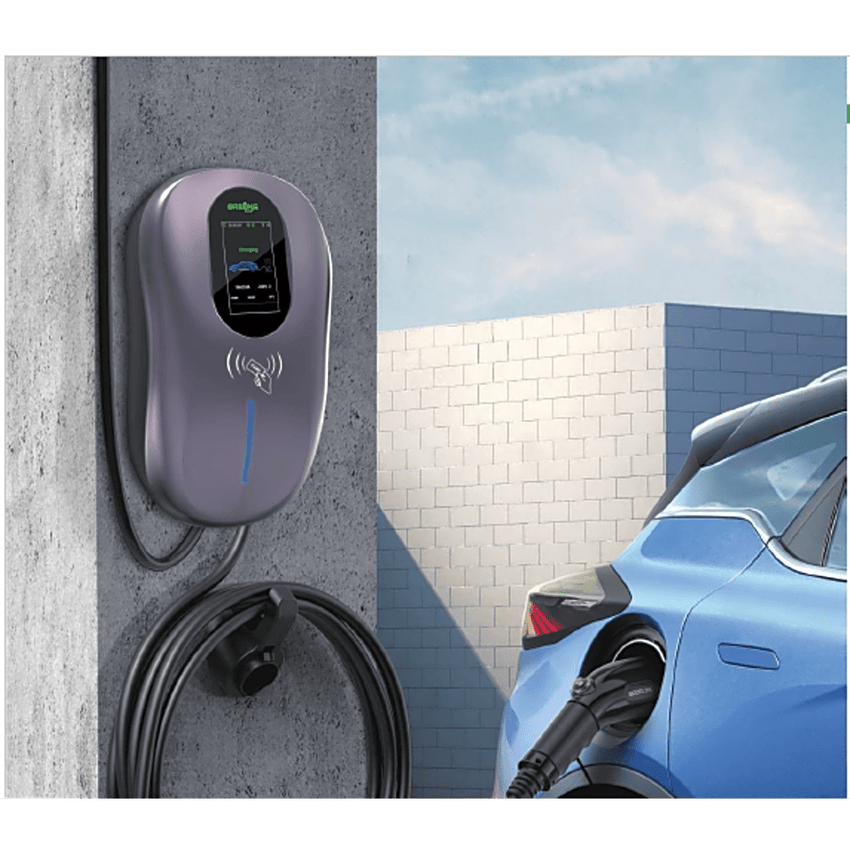 Estaci�n de Carga para Veh�culos El�ctricos / 40 A / 9.6 kW / Conector Tipo 1 (SAE J1772) / 110-240 V AC / Pantalla LCD 4.3 in (10.9 cm) / WiFi / APP / RFID / IP65 / Cable TPE 5 m (16.4 ft)