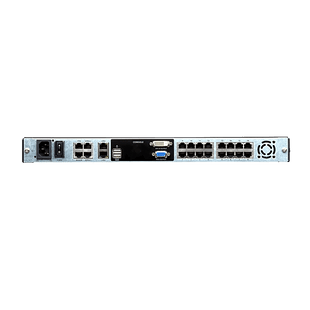 Consola KVM over IP | 16 Puertos | Dual Rail | 19” LCD | Dual NIC | Cat5 | Acceso Remoto