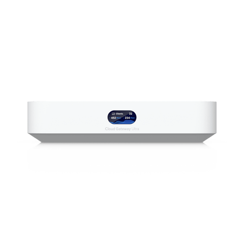 UCG Ultra Cloud Gateway Compacto con Soporte para  hasta 30+ Dispositivos UniFi, 300+ Clientes, Enrutamiento IDS/IPS de 1 Gbps y Balanceo Multi-WAN