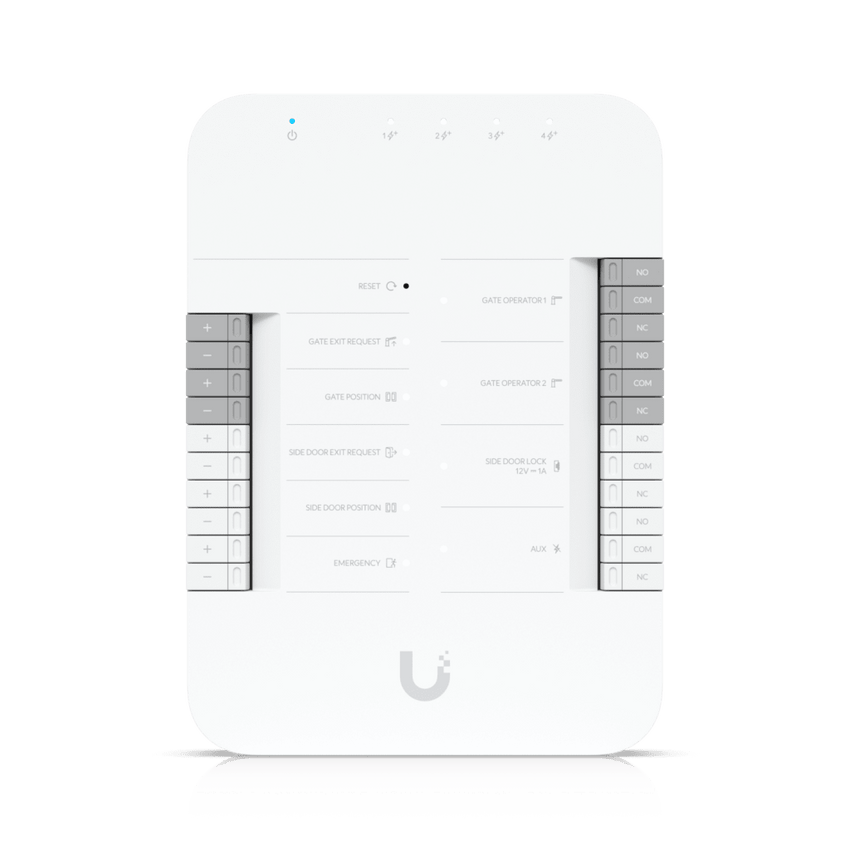 Kit de Inicio de Control de Acceso UniFi / Hub Gate / Intercomunicador G3 / Adaptador PoE++ / Extensores de Par Trenzado