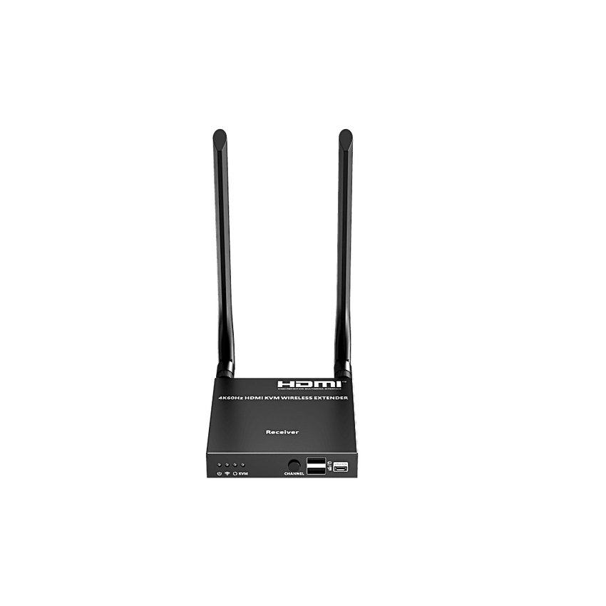 Extensor Inalámbrico | 4K@60Hz | Transmisión hasta 50m | Solo Rx | Transferencia IR | Emparejamiento SSID | Compatible TT699KVMV2.0