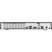 DVR 16 Canales TURBOHD + 16 Canales IP / 8 Megapixel (4K) / Audio Bidireccional / ACUSENSE / Audio Bidireccional / 1 Bahía de Disco Duro / Salida de Video en Full HD / H.265+