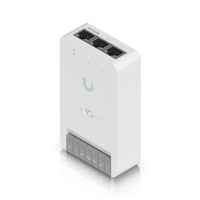 Centro de Control de Acceso Compacto Ubiquiti UniFi / Terminal de Bloqueo 12V / Entradas Adicionales Sensor y Botón / Alimentación PoE++ / Conexión para Dos Lectores o Cámaras / Uso Interior