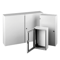 Gabinete Eléctrico de Control (Línea Concept) de 610 x 610 x 203 mm NEMA 4/12, Acero Color Gris Claro