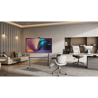 Yealink MeetingBoard 65 Pro, Centro de Colaboración Inteligente con IA, 4K UHD, Android 13, Micrófonos Integrados y Cámara Ultra Gran Angular