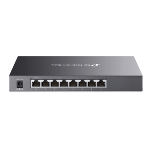 Switch Administrado Gigabit 8 Puertos / Omada SDN / 16 Gbps Capacidad Switching / Gestión Cloud y Local / VLAN / QoS / ACL / Sin Ventiladores / Montaje Pared-Escritorio
