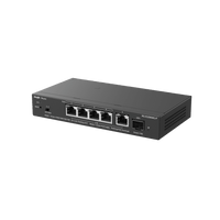 Switch Administrable Capa2 PoE+ con 5 puertos Multi-Gigabit 2.5Gb, hasta 70w PoE