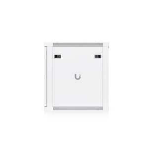 UACC Rack Cabinet 12U (598 x 600 mm) - Gabinete Cerrado para Montaje en Pared con Puerta Frontal de Vidrio Templado, Totalmente Ensamblado con Ventiladores Integrados y Paneles Removibles