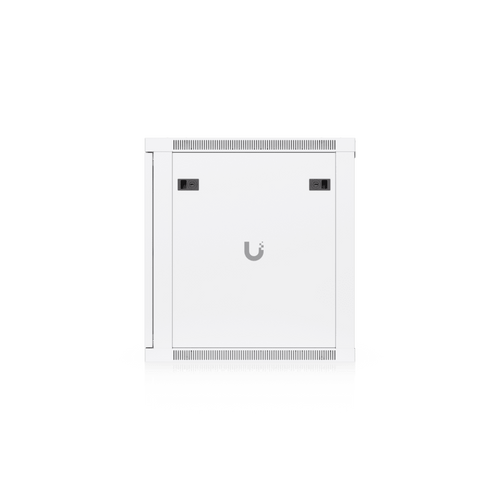 UACC Rack Cabinet 12U (598 x 600 mm) - Gabinete Cerrado para Montaje en Pared con Puerta Frontal de Vidrio Templado, Totalmente Ensamblado con Ventiladores Integrados y Paneles Removibles