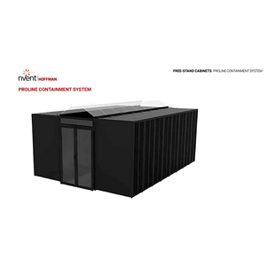 Puertas Selladas Express / Sistema de Contención ProLine / Pasillo 48-78 Pulgadas / Montaje Magnético sin Herramientas / Policarbonato y Acero / Negro RAL 9005