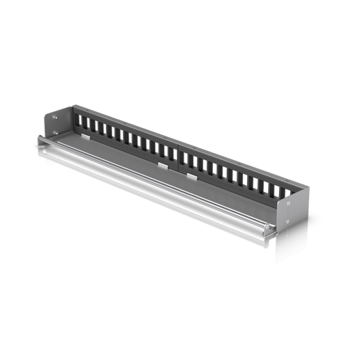 UACC Rack Patch Panel Blank 24 Puertos - Panel Patch Keystone 1U con Barra de Gestión de Cables y Estética Uniforme