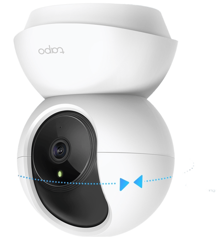 Cámara de Seguridad Wi-Fi Pan/Tilt, 2K Definition, Visión Nocturna 30 pies, 360° Horizontal, 114° Vertical, Detección de Movimiento, Audio Bidireccional, Alarma Sonora/Lumínica, MicroSD 256GB, Modo Privacidad