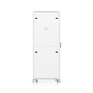 UACC Rack Cabinet 42U (600 × 800 mm) – Gabinete de Piso Totalmente Ensamblado con Ventiladores Integrados, Paneles Removibles, Ruedas con Seguro y Puerta Frontal de Vidrio Templado