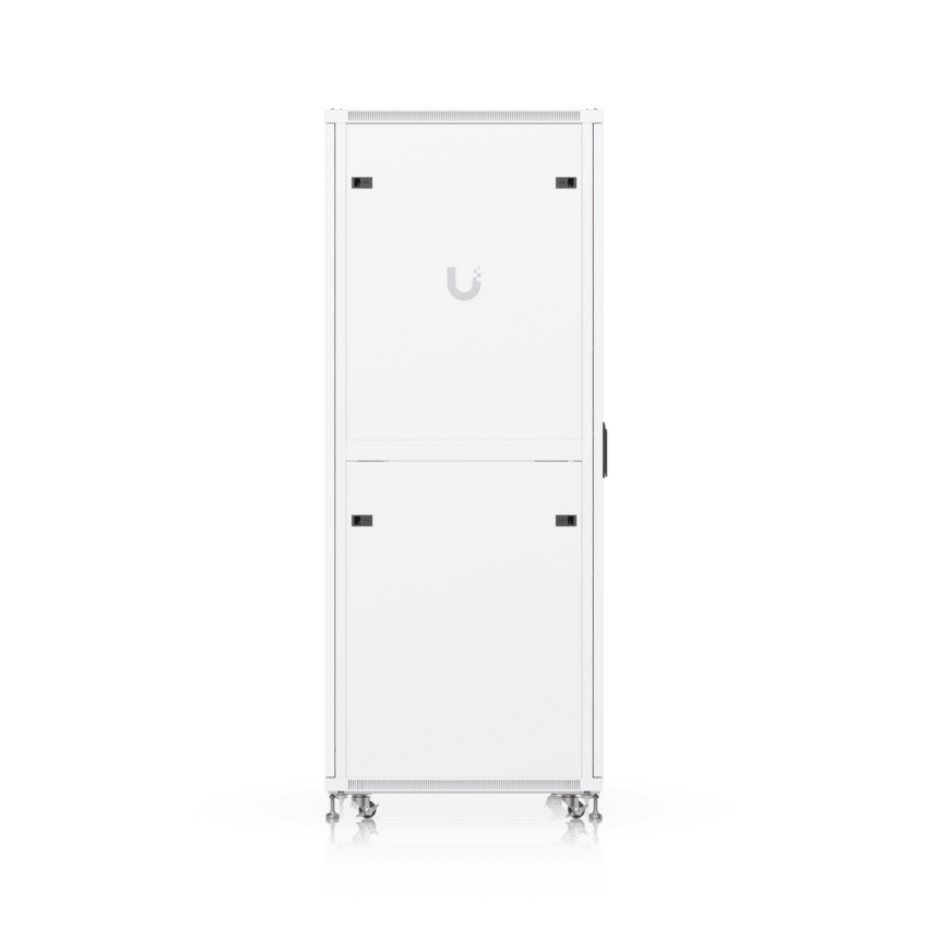 UACC Rack Cabinet 42U (600 × 800 mm) – Gabinete de Piso Totalmente Ensamblado con Ventiladores Integrados, Paneles Removibles, Ruedas con Seguro y Puerta Frontal de Vidrio Templado