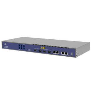 OLT Dual de 2 Puertos XGSPON/GPON con WDM Integrado/ 4 Puertos Uplink (2 Puerto Gigabit RJ45 + 2 Puertos SFP/SFP+) / Hasta 512 ONUs
