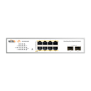 Switch Administrable PoE  / 8 puertos PoE af/at Gigabit /  2 x SFP Gigabit / Administración Cloud Gratuita / Presupuesto 120 W