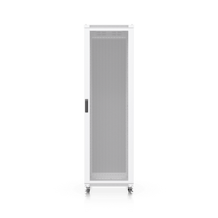 UACC Rack Cabinet 42U (600 × 1000 mm) – Gabinete de Piso Totalmente Ensamblado con Ventiladores Integrados, Paneles Removibles, Ruedas con Seguro y Puerta Frontal Perforada para Óptimo Flujo de Aire