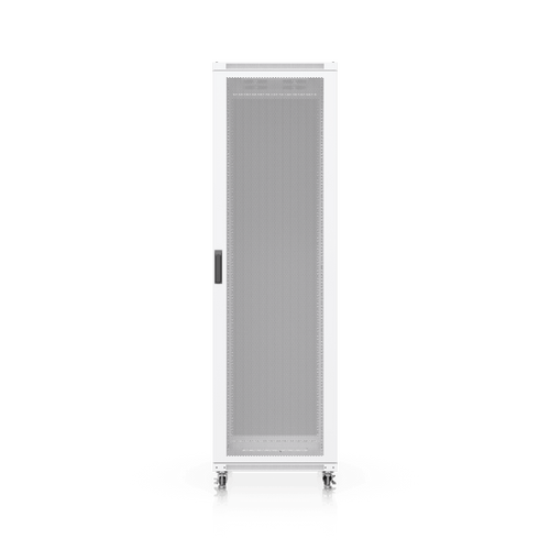 UACC Rack Cabinet 42U (600 × 1000 mm) – Gabinete de Piso Totalmente Ensamblado con Ventiladores Integrados, Paneles Removibles, Ruedas con Seguro y Puerta Frontal Perforada para Óptimo Flujo de Aire
