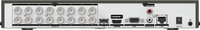 DVR 16 Canales TurboHD + 16 Canales IP / 8 Megapíxel (4K) / Audio Bidireccional / ACUSENSE Lite / 1 Bahía de Disco Duro / H.265+ / Salida en Full HD