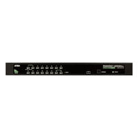 Switch KVM | 16 Puertos | Control 64-256 Computadoras | USB-PS/2 Dual Interface | Video 2048x1536 | Hotkey-OSD | Rack Mount 1U