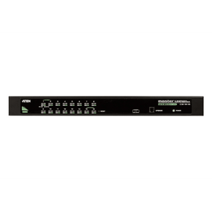Switch KVM | 16 Puertos | Control 64-256 Computadoras | USB-PS/2 Dual Interface | Video 2048x1536 | Hotkey-OSD | Rack Mount 1U