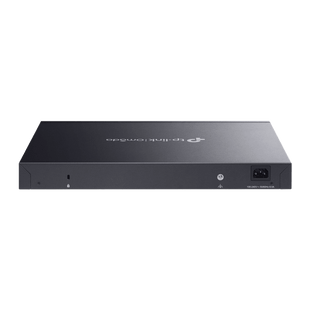 Switch L2+ Gestionado Omada / 24 Puertos Gigabit RJ45 + 4 Puertos 10G SFP+ / 16 Puertos PoE+ (30W) + 8 Puertos PoE++ (90W) / 128 Gbps Capacidad / 95.23 Mpps Forwarding / 500W PoE Budget / SDN Cloud Management