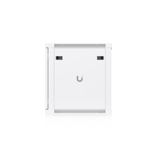 UACC Rack Cabinet 12U (598 x 600 mm) - Gabinete Cerrado para Montaje en Pared con Puerta Frontal Perforada, Totalmente Ensamblado con Ventiladores Integrados y Paneles Removibles