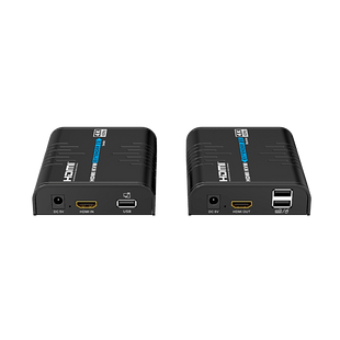 Extensor KVM HDMI 4K a 60 Hz | Transmisión hasta 120 mts con CAT6 | Resolución 4096x2160@60Hz | Ancho de Banda 18Gbps | HDCP1.4 y HDCP2.2 | Latencia 120~170ms | Conexión 1:1, 1:N, N:1, N:N