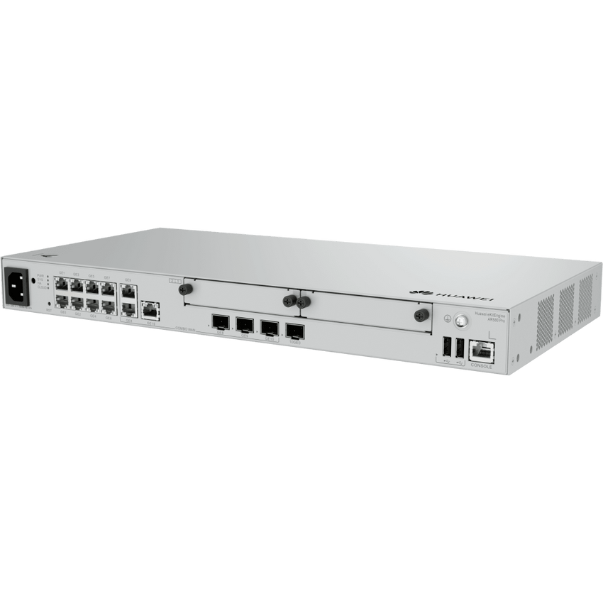 Router Empresarial / LAN: 1 SFP+ & 8×GE / WAN: 1 × SFP+ & 2×GE / 500 Usuarios / 128 APs Gestionables / 1,000 Túneles IPsec / 3 Gbps / Firewall NGFW IPS Antivirus