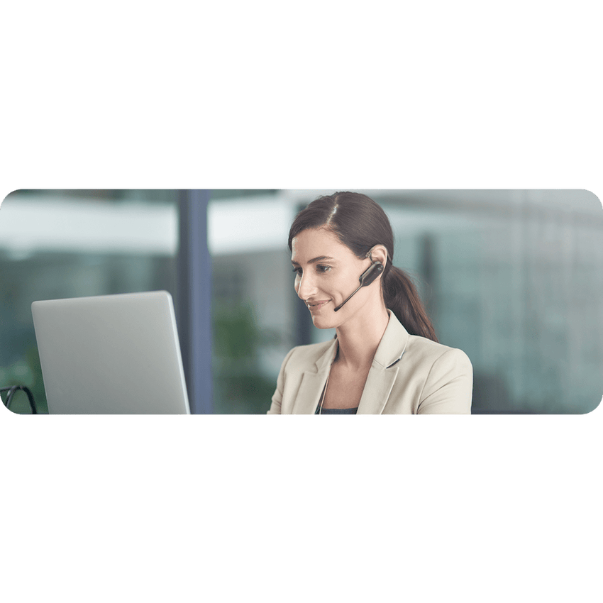 Auricular DECT Inalámbrico WH63 E2 de Yealink con Certificación Teams y Cancelación de Ruido Profesional