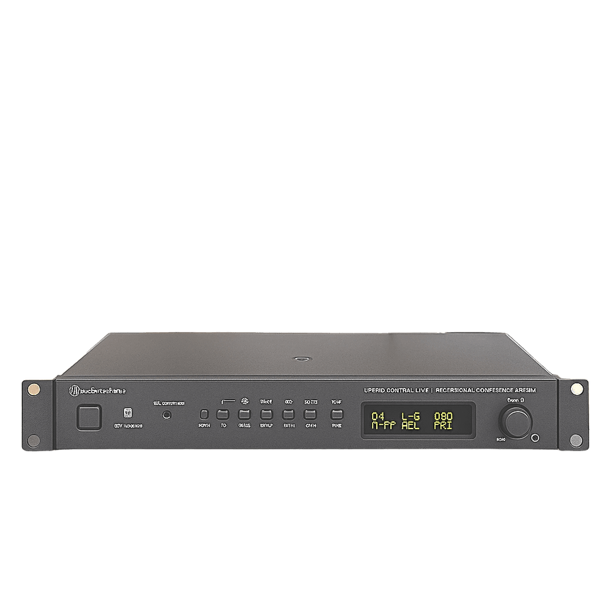Unidad de Control Híbrida | Sistema de Conferencias Profesional | Control Infrarrojo y Cableado | Grabación USB Integrada | Audio Digital 24-bit