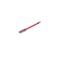 Cable de Parcheo UTP, Cat6A, 24 AWG, CM, Color Rojo, 3.05 Metros (10 Pies)