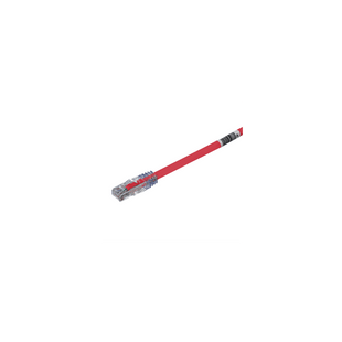 Cable de Parcheo UTP, Cat6A, 24 AWG, CM, Color Rojo, 3.05 Metros (10 Pies)