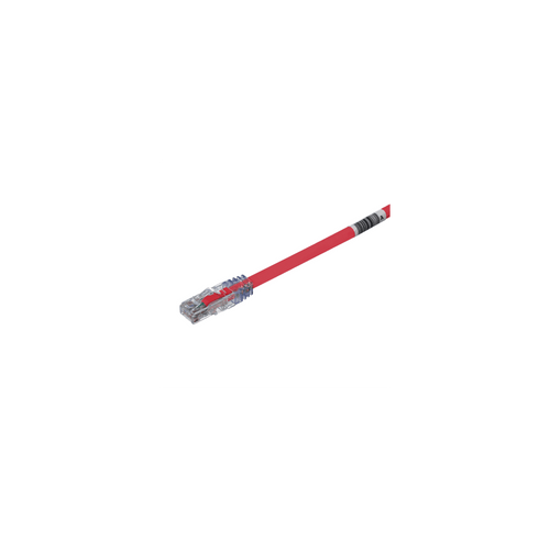 Cable de Parcheo UTP, Cat6A, 24 AWG, CM, Color Rojo, 3.05 Metros (10 Pies)