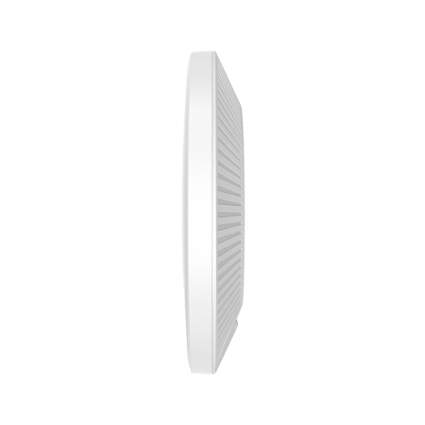 Punto de Acceso Omada / Wi-Fi 7 BE12000 MU-MIMO 4x4 / 1 Puertos 10/2.5 Gbps / Mesh Omada / Operaciones Multiencale (MLO) / Configuración por Controlador o Stand-Alone / Para Montaje en Techo/pared / Alimentación PoE+