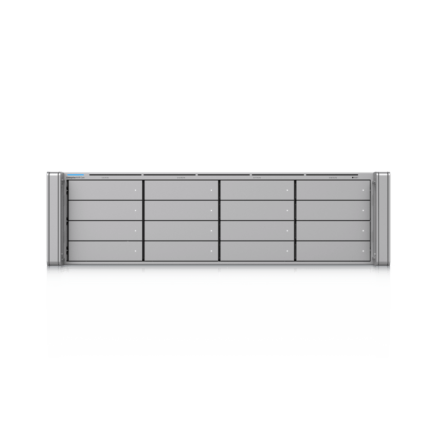 NVR Empresarial Core UniFi Protect 3U con 16 Bahías para HDD/SSD 2.5”/3.5”, Soporte para hasta 300 Cámaras 4K o 500 Full HD, Fuentes de Poder Hot-Swap y Expansión de Almacenamiento Opcional