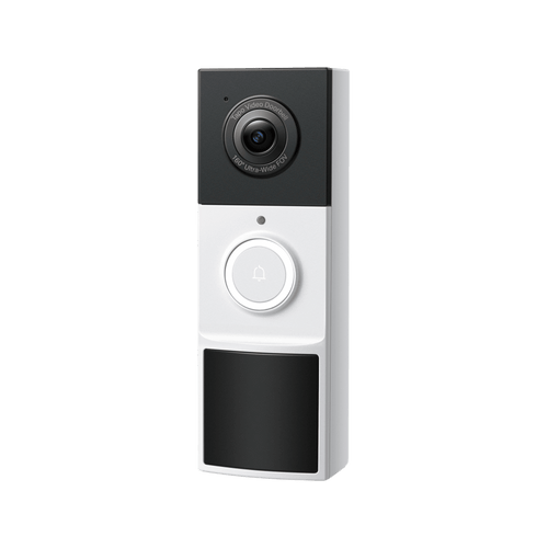 Videoportero Inalámbrico TP-Link Tapo D210 / Resolución 2K 3MP (2304 × 1296px) / Campo de Visión 160° DFOV / Batería 6400mAh Recargable / Detección IA Personas-Vehículos / Visión Nocturna Color /