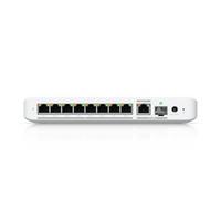 USW Flex 2.5G PoE Switch de 8 Puertos 2.5GbE PoE++, con un Puerto de Enlace Ascendente Combinado RJ45/SFP+ de 10 GbE (No incluye Adaptador ca/cc)