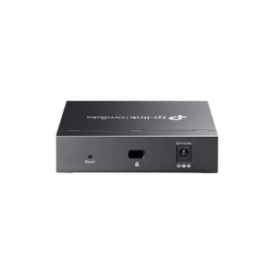 Switch Gestionado Omada SDN / 5 Puertos Gigabit RJ45 / 10 Gbps Capacidad Switching / 7.4 Mpps Forwarding Rate / Gestión Cloud Centralizada / VLAN 802.1Q / QoS 8 Colas Prioridad / Metal Fanless