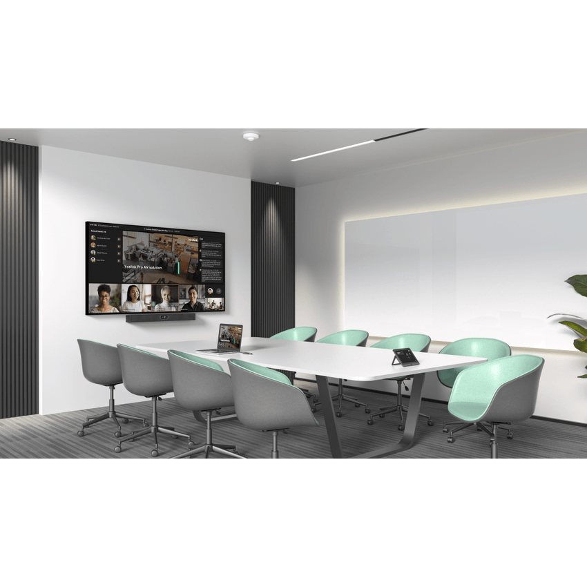 Sistema de Videoconferencia MVC‑S40‑C5U de Yealink para Salas Pequeñas y Medianas con Microsoft Teams Nativo, RoomSensor Inteligente y Control Táctil Avanzado
