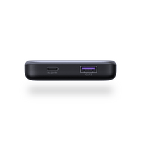 Banco de Energía Portátil 10000mAh / 20W Máximo / Puerto USB-C PD3.0 PPS / Puerto USB-A 22.5W / Batería Polímero de Litio / Pantalla Digital / Carga Rápida 3 Horas / Protocolos Múltiples / Protección