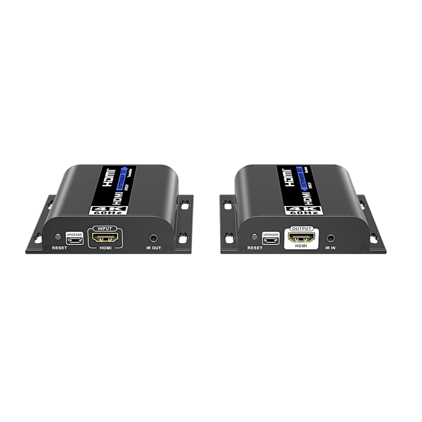 Kit Extensor HDMI | AV sobre IP | 4K@60Hz | 120 m | HDMI 2.0 | HDCP 2.2 | 18 Gbps | Conexión 1:1 , 1:N, N:1 , N:N | IR Bidireccional | Compatible con App iMMS
