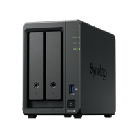 NAS Synology DiskStation DS725+ | 2 Bahías | Expandible hasta 7 Unidades | 2 Ranuras M.2 NVMe | Puerto 2.5GbE | Rendimiento 276 MB/s Lectura y 224 MB/s Escritura | Compatible con Unidad de Expansión DX525.