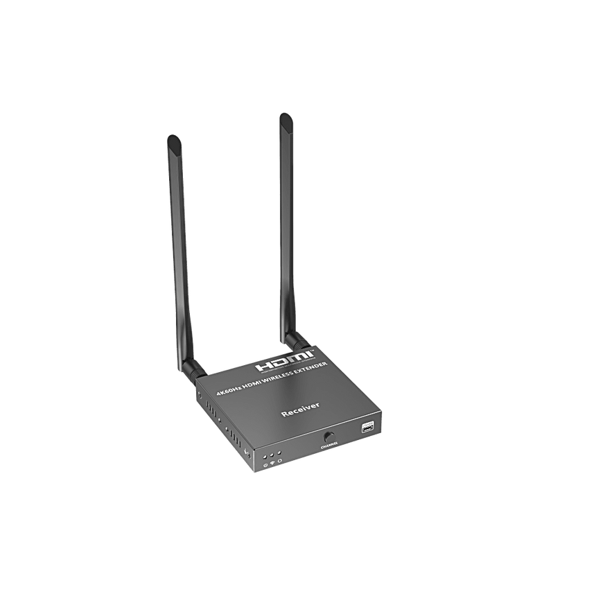 Receptor Inalámbrico HDMI | 4K@60Hz 4096x2160 | Tecnología ipcolor STREAM | Banda 5G 5.18-5.24 GHz | Distancia 50 m | Conexión de Hasta 1 a 4