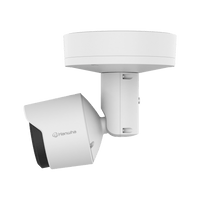 Cámara Térmica AI Radiométrica QVGA / Detector Microbolómetro 384x288 / Clasificación AI Persona-Vehiculo / Rango Temperatura -40°C a 550°C / NETD ≤30mK / IP66 IK10 / PoE y 12VDC / ONVIF S,G,T,M